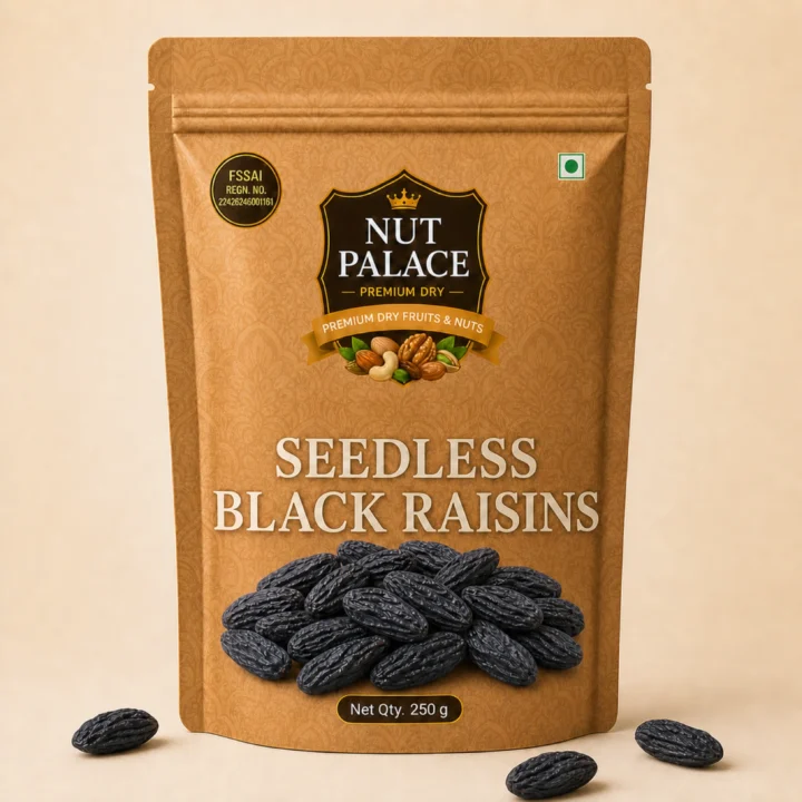 Nut palace seedless black raisins 250g